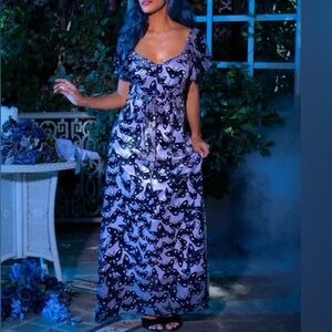 Elegant Purple Maxi Dress